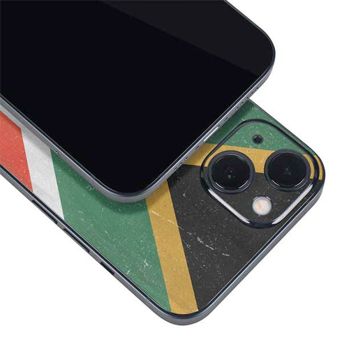 South Africa Flag Distressed iPhone 15 Skin